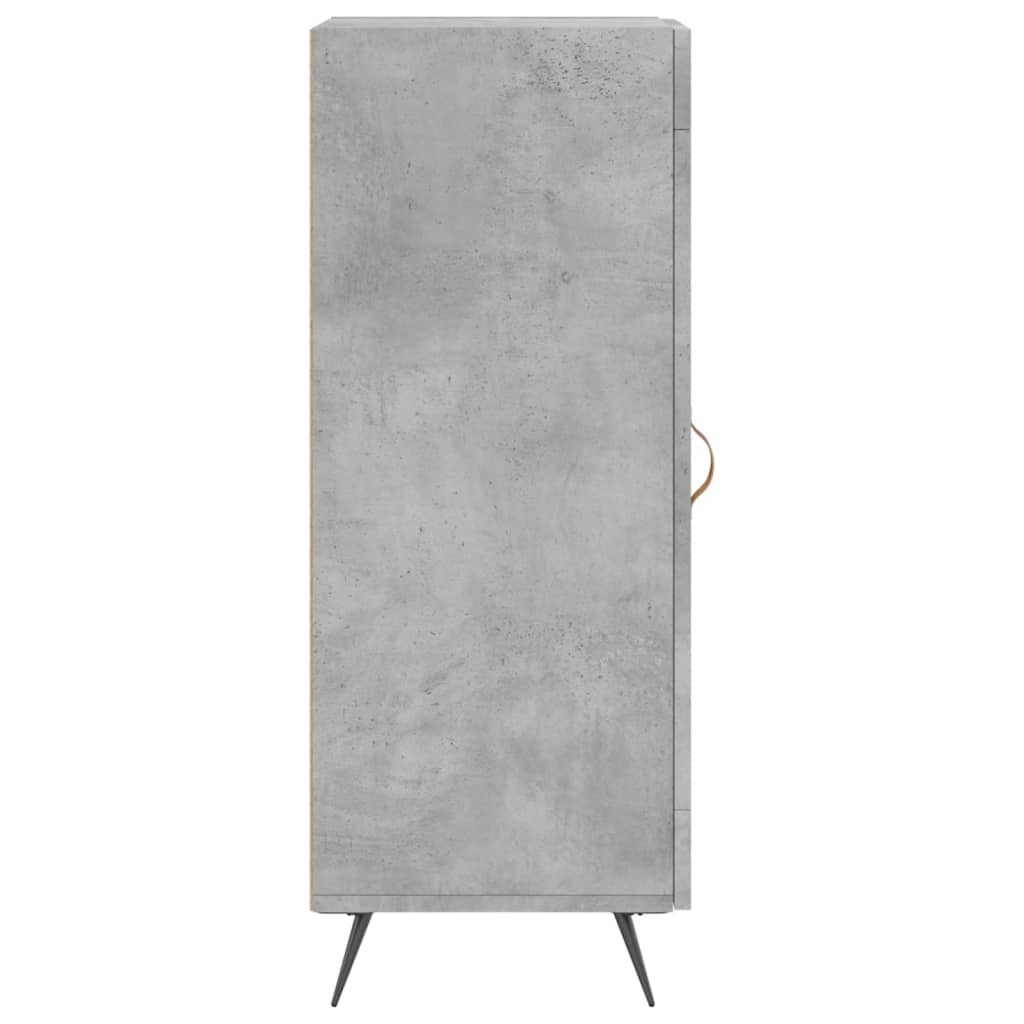 Dressoir 34,5X34X90 Cm Bewerkt Hout Betongrijs