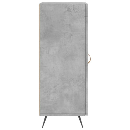 Dressoir 34,5X34X90 Cm Bewerkt Hout Betongrijs