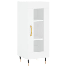 Dressoir 34,5X34X90 Cm Bewerkt Hout Wit