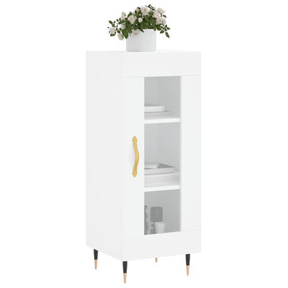 Dressoir 34,5X34X90 Cm Bewerkt Hout Wit