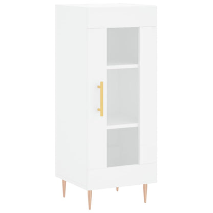 Dressoir 34,5X34X90 Cm Bewerkt Hout Wit