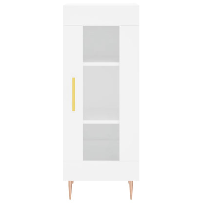 Dressoir 34,5X34X90 Cm Bewerkt Hout Wit