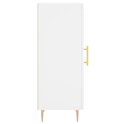 Dressoir 34,5X34X90 Cm Bewerkt Hout Wit