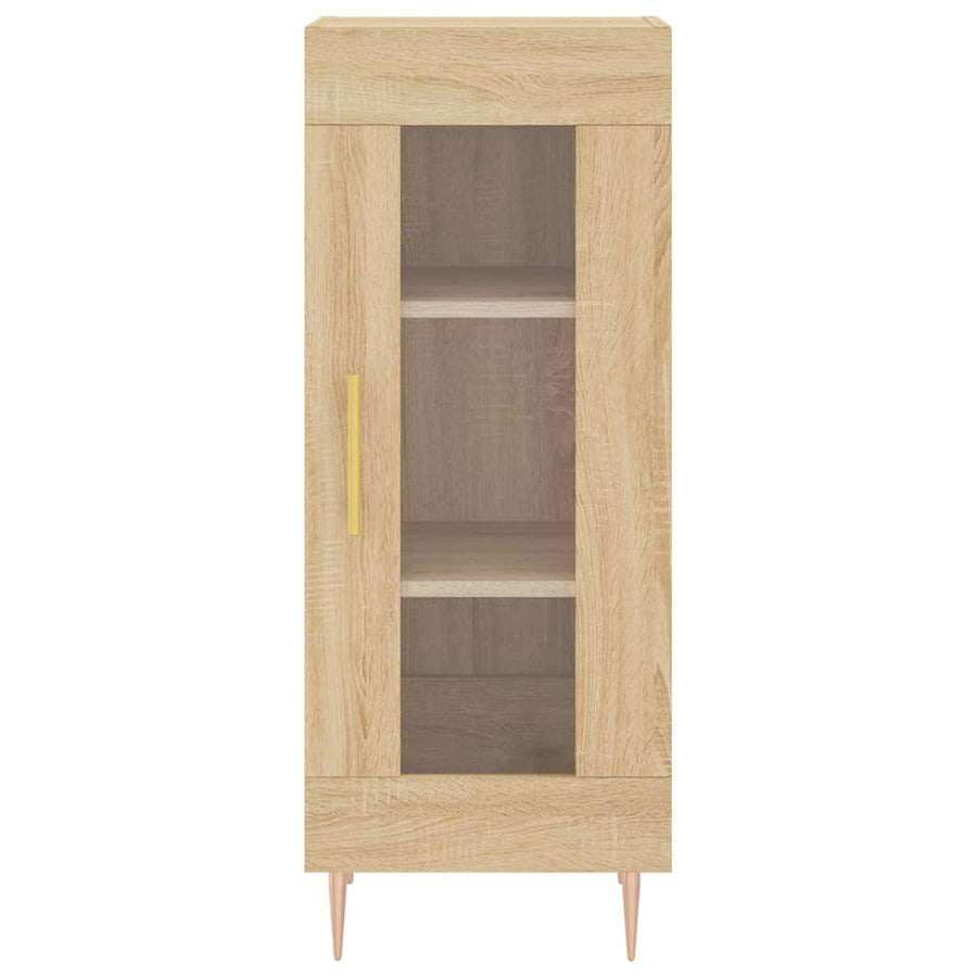 Dressoir 34,5X34X90 Cm Bewerkt Hout Sonoma eiken