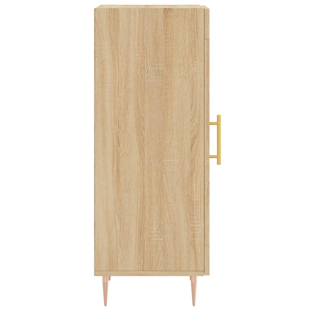 Dressoir 34,5X34X90 Cm Bewerkt Hout Sonoma eiken