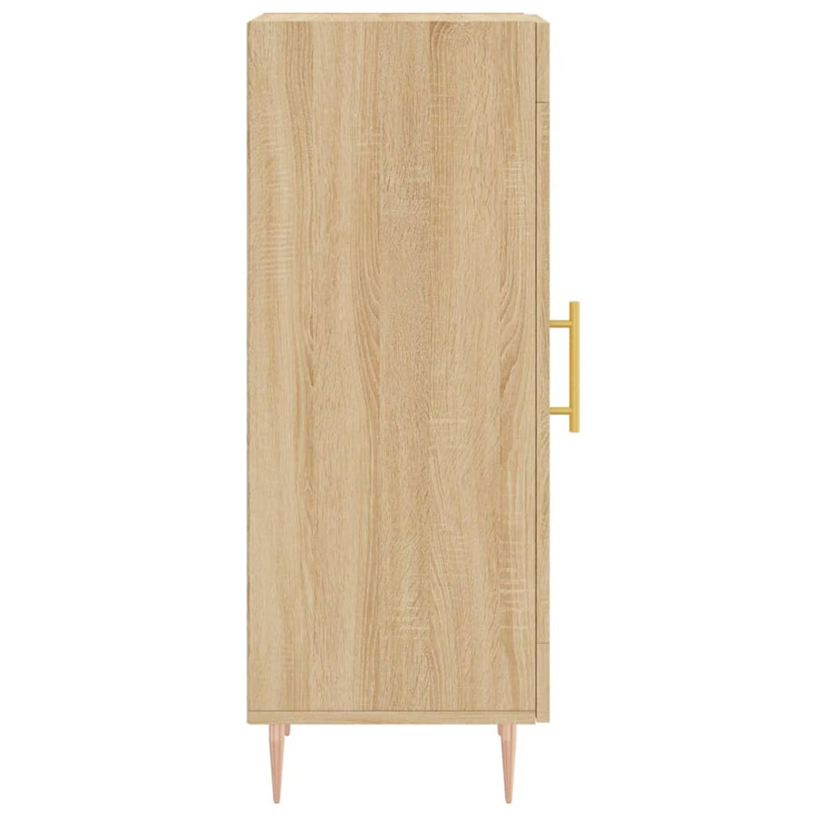 Dressoir 34,5X34X90 Cm Bewerkt Hout Sonoma eiken