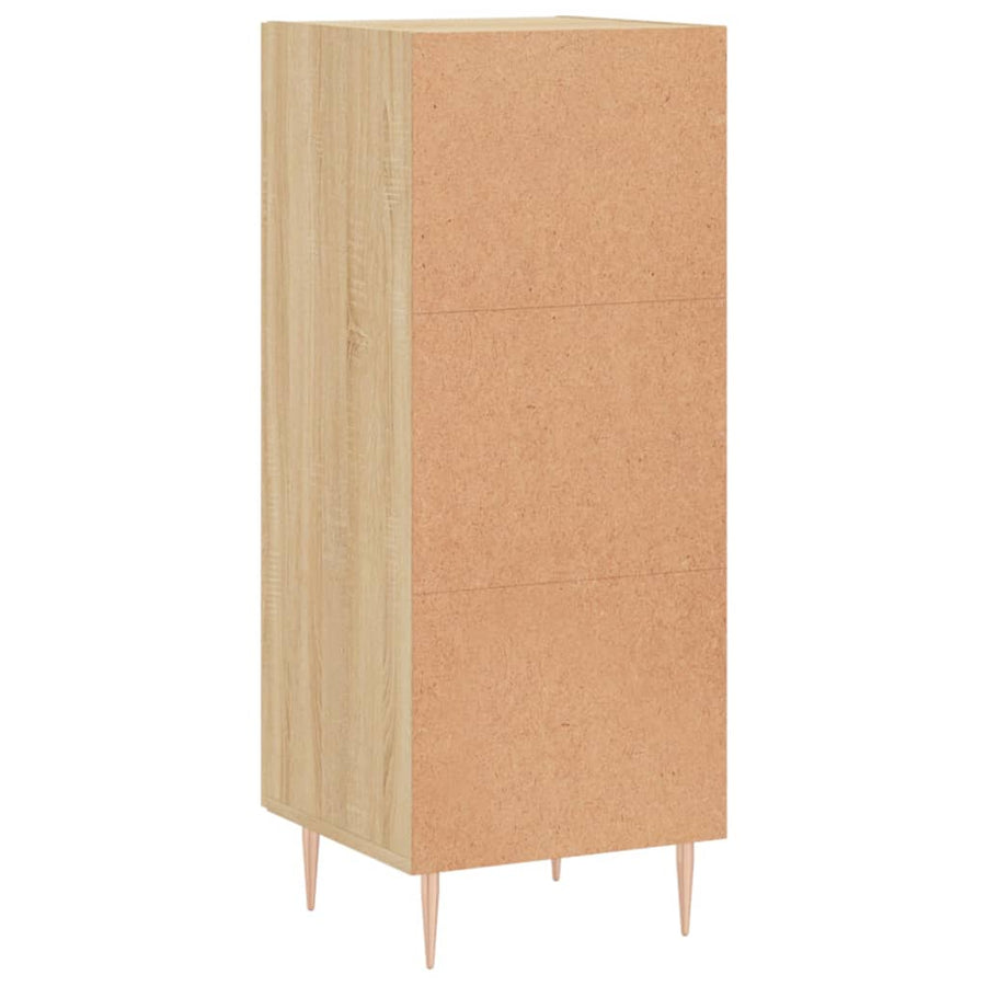 Dressoir 34,5X34X90 Cm Bewerkt Hout Sonoma eiken
