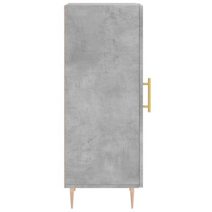 Dressoir 34,5X34X90 Cm Bewerkt Hout Betongrijs