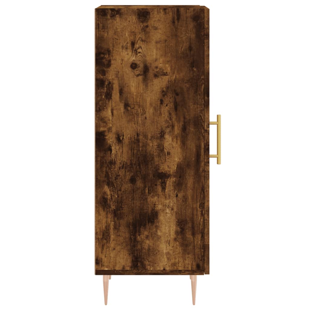 Dressoir 34,5X34X90 Cm Bewerkt Hout Gerookt Eiken
