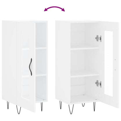 Dressoir 34,5X34X90 Cm Bewerkt Hout Wit