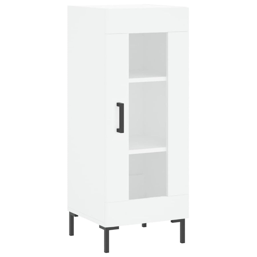 Dressoir 34,5X34X90 Cm Bewerkt Hout Wit