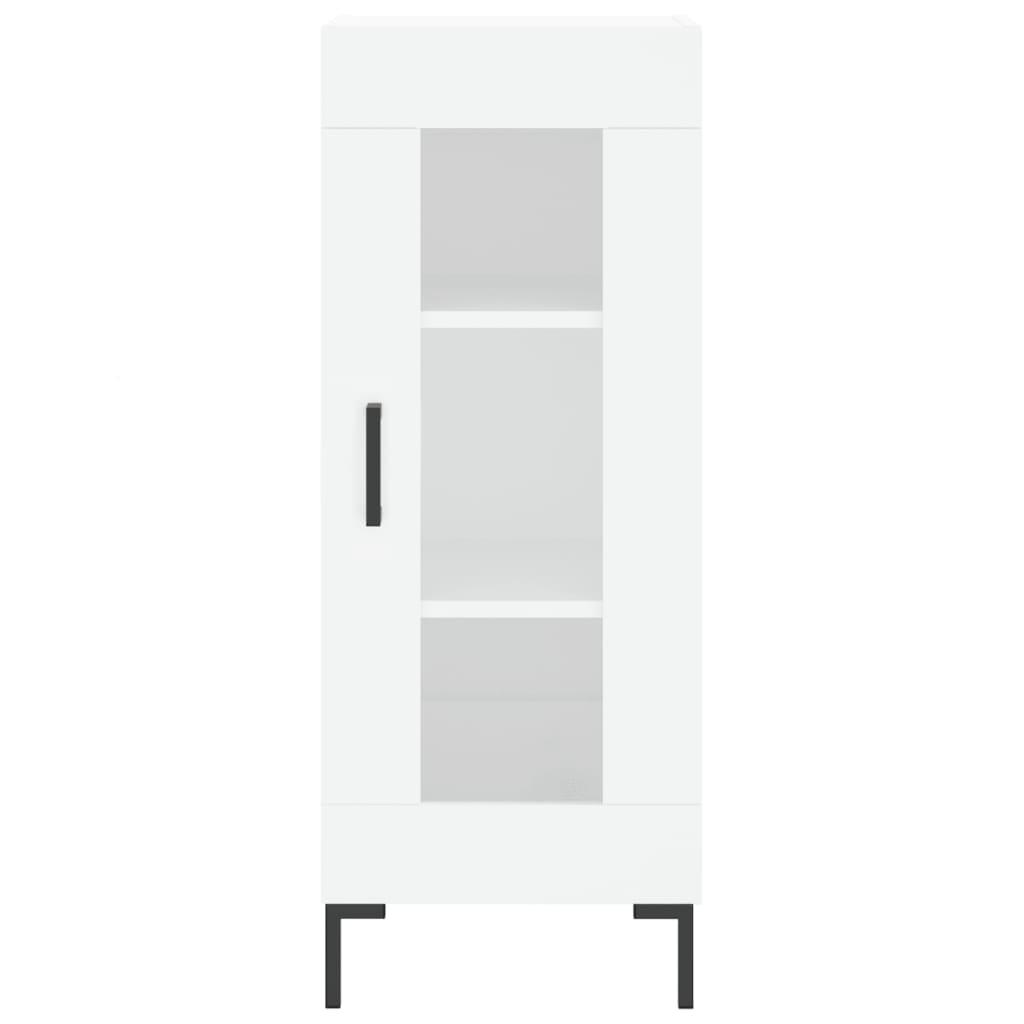 Dressoir 34,5X34X90 Cm Bewerkt Hout Wit
