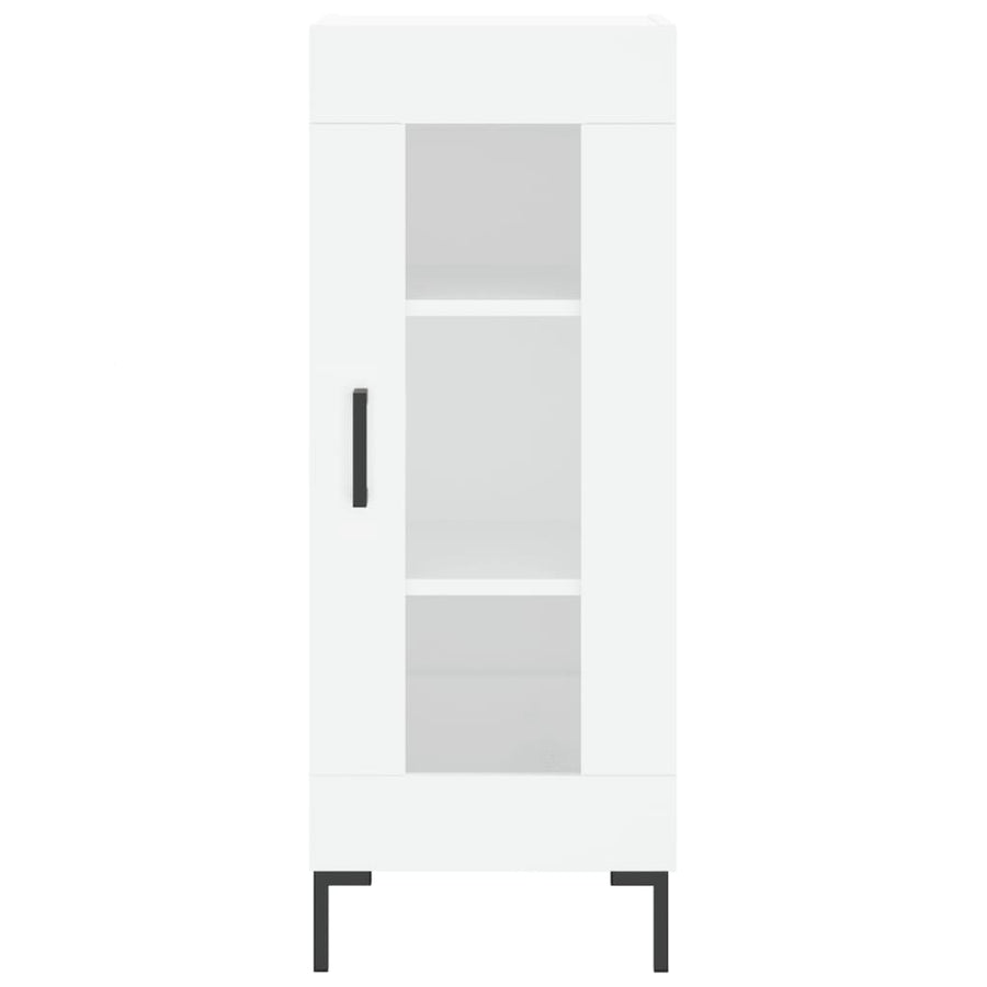 Dressoir 34,5X34X90 Cm Bewerkt Hout Wit