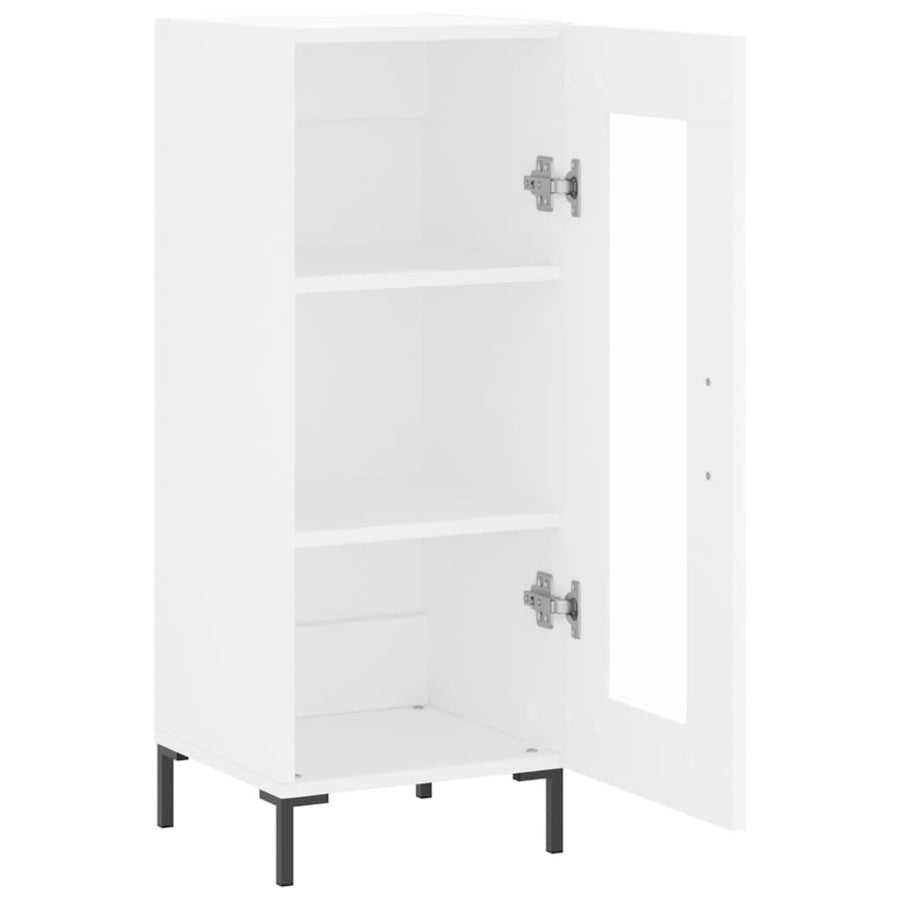 Dressoir 34,5X34X90 Cm Bewerkt Hout Wit