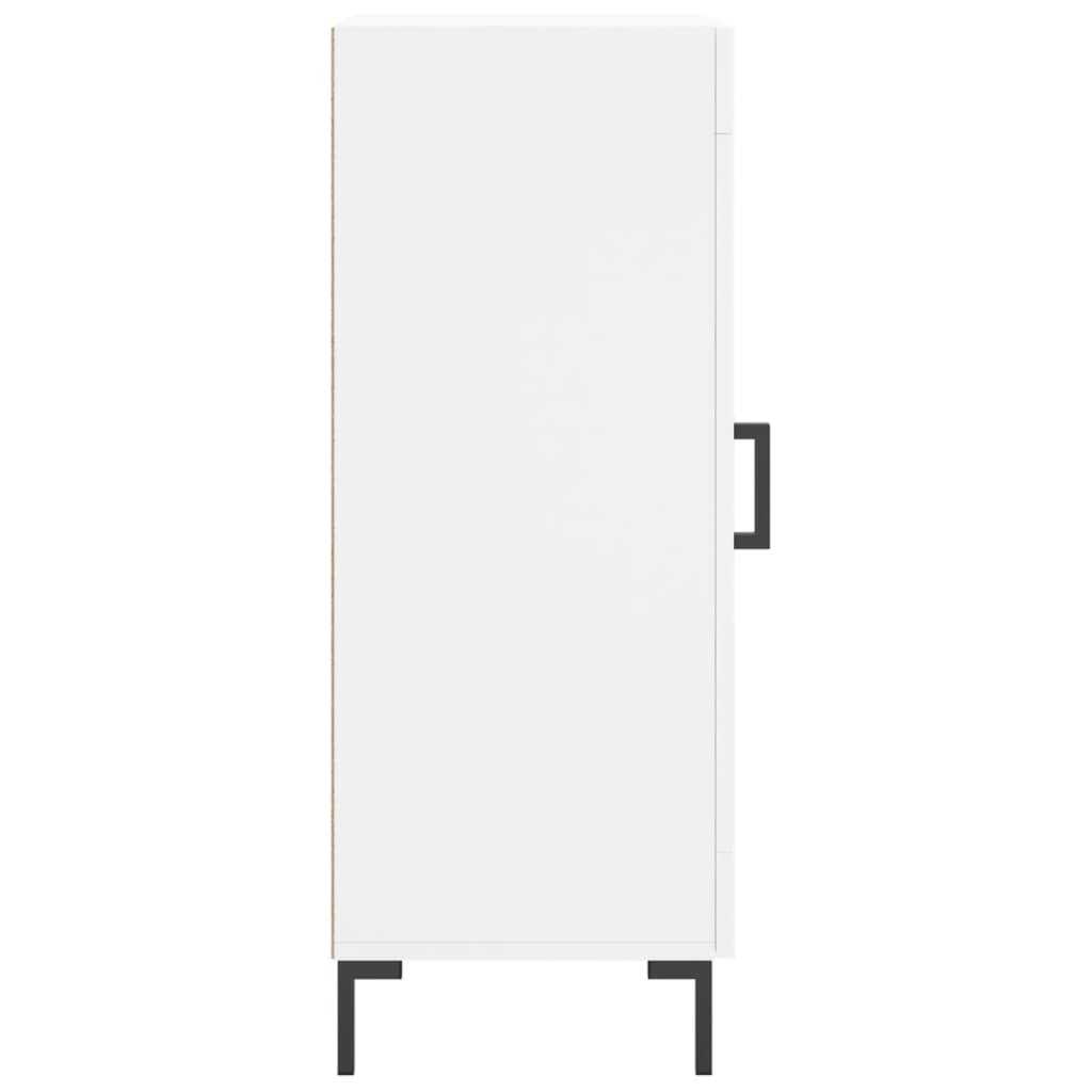 Dressoir 34,5X34X90 Cm Bewerkt Hout Wit