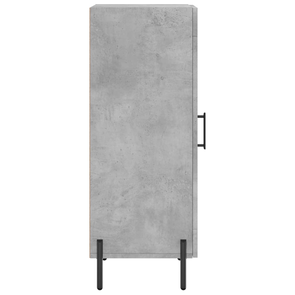 Dressoir 34,5X34X90 Cm Bewerkt Hout Betongrijs