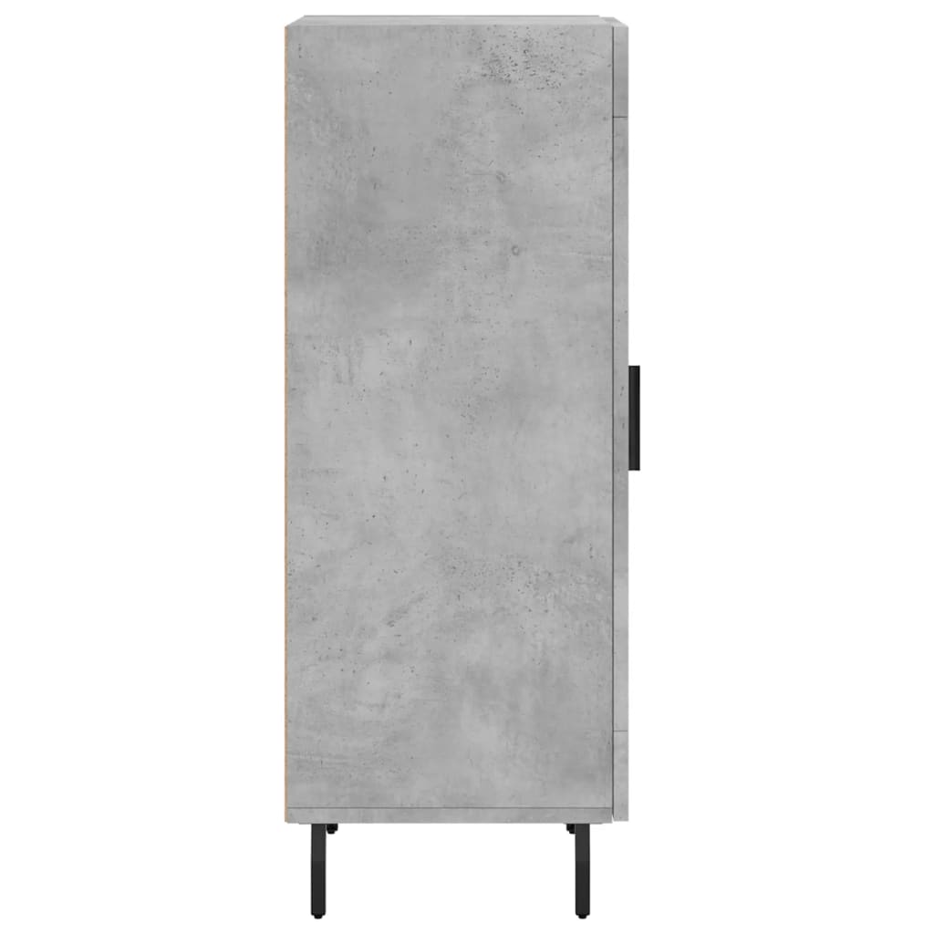Dressoir 34,5X34X90 Cm Bewerkt Hout Betongrijs