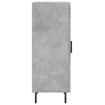 Dressoir 34,5X34X90 Cm Bewerkt Hout Betongrijs