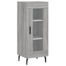 Dressoir 34,5X34X90 Cm Bewerkt Hout Grijs Sonoma Eikenkleurig