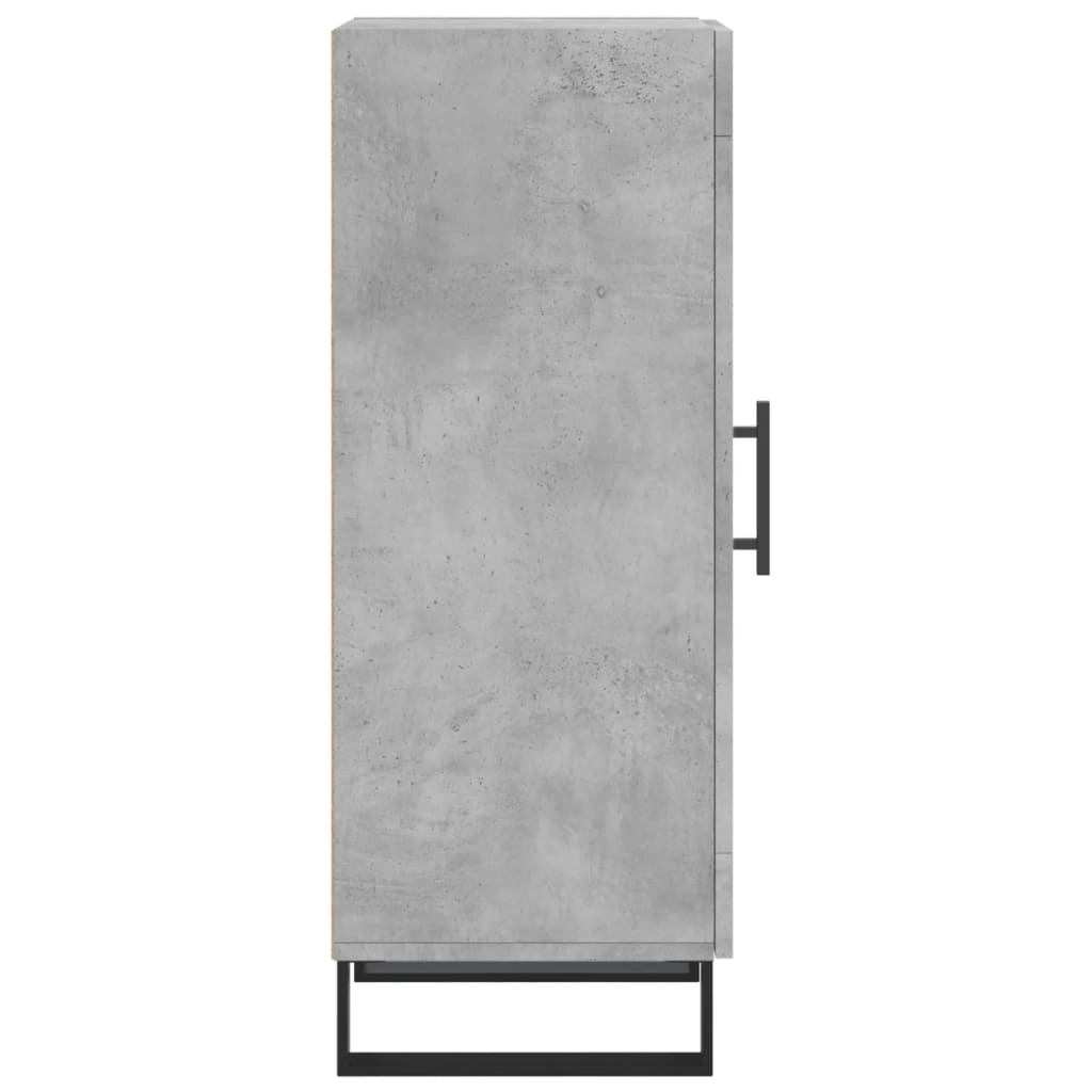 Dressoir 34,5X34X90 Cm Bewerkt Hout Betongrijs