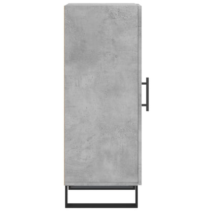 Dressoir 34,5X34X90 Cm Bewerkt Hout Betongrijs