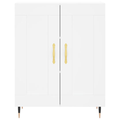 Dressoir 69,5X34X90 Cm Bewerkt Hout Wit