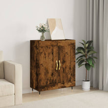 Dressoir 69,5X34X90 Cm Bewerkt Hout Kleurig Gerookt eiken