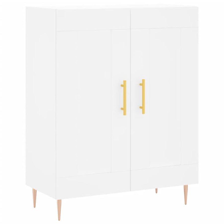 Dressoir 69,5X34X90 Cm Bewerkt Hout Wit