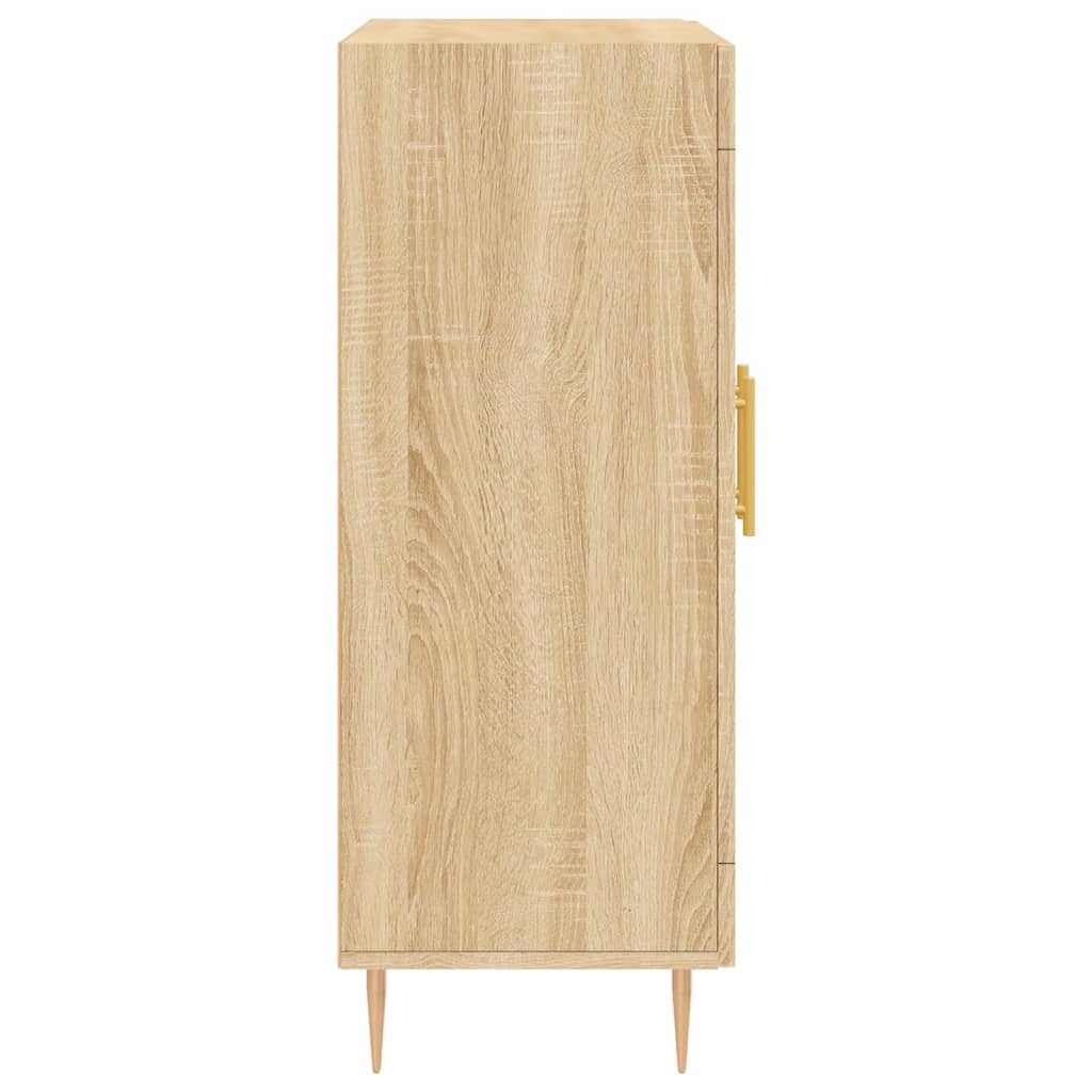 Dressoir 69,5X34X90 Cm Bewerkt Hout Sonoma Eikenkleurig