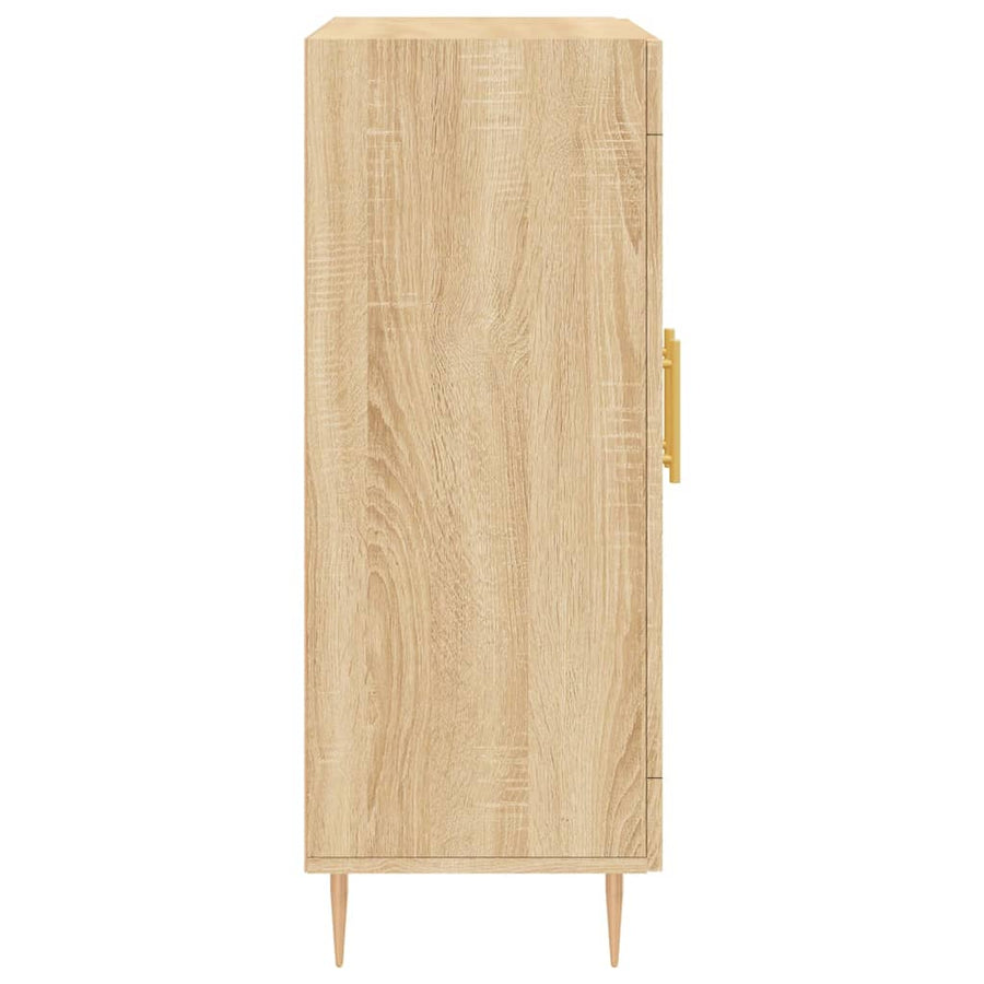 Dressoir 69,5X34X90 Cm Bewerkt Hout Sonoma Eikenkleurig