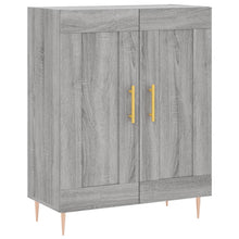 Dressoir 69,5X34X90 Cm Bewerkt Hout Eikenkleurig Grijs sonoma