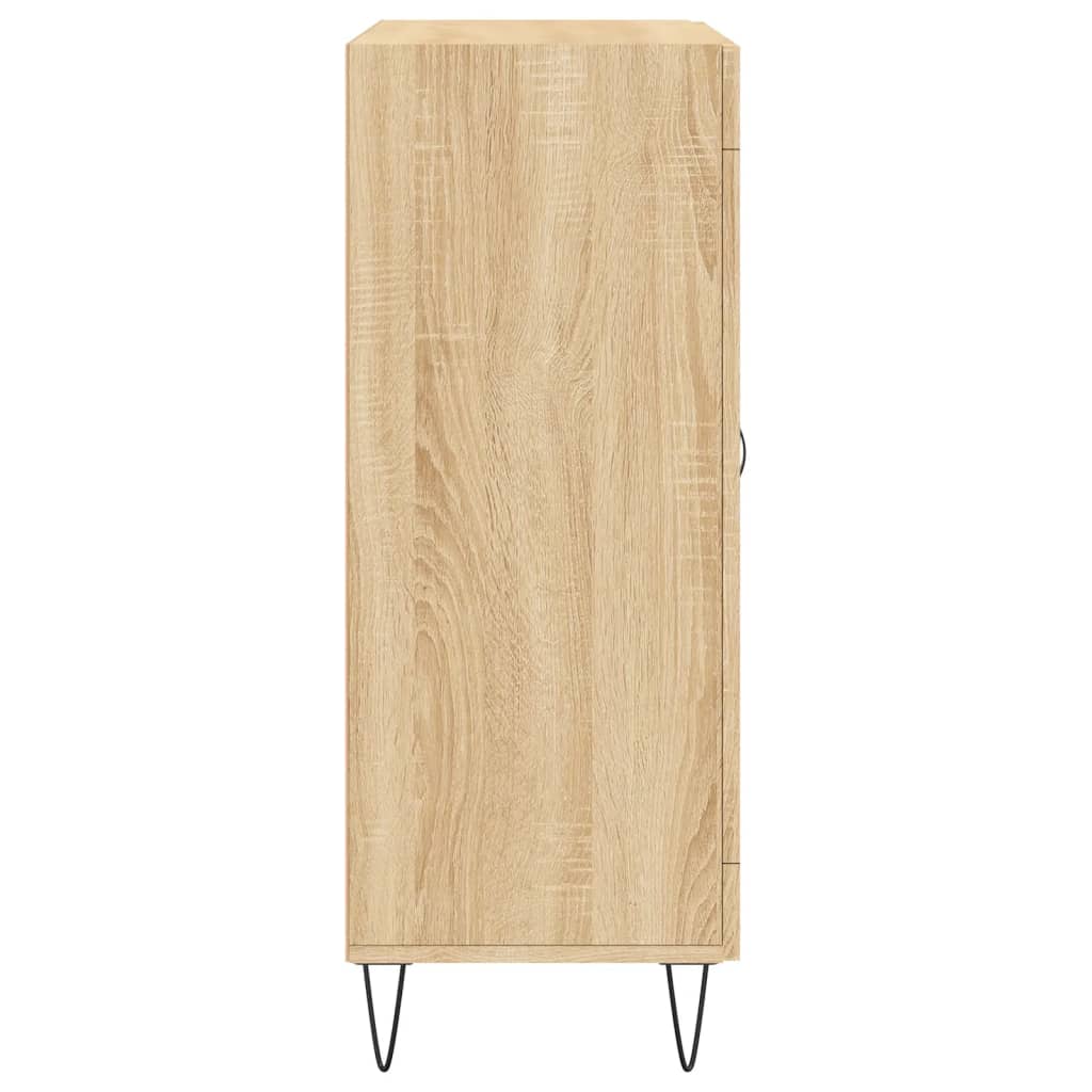 Dressoir 69,5X34X90 Cm Bewerkt Hout Kleurig Sonoma eiken