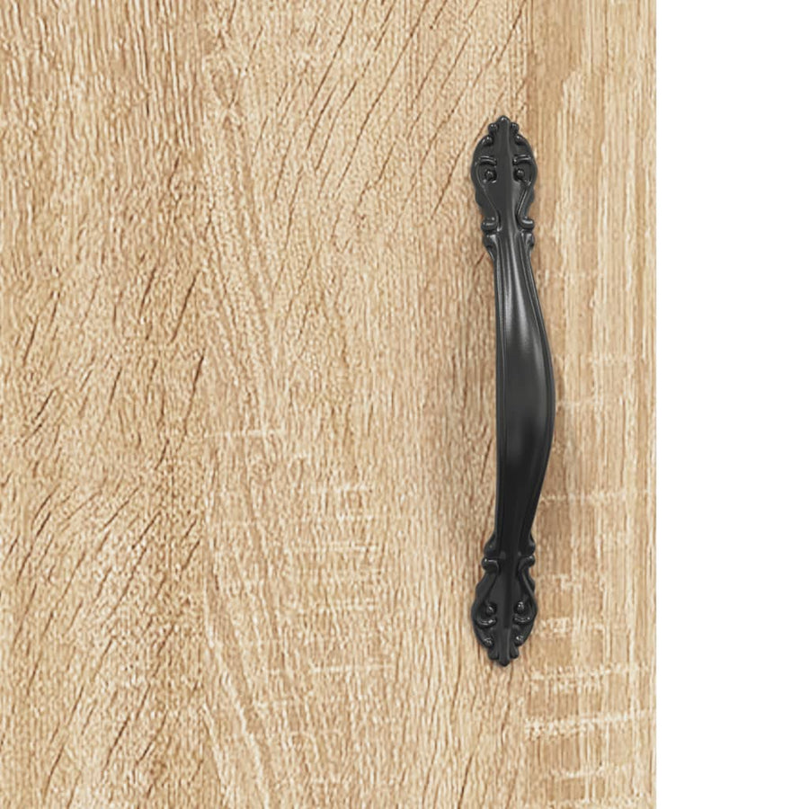 Dressoir 69,5X34X90 Cm Bewerkt Hout Kleurig Sonoma eiken