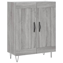 Dressoir 69,5X34X90 Cm Bewerkt Hout Eikenkleurig Grijs sonoma
