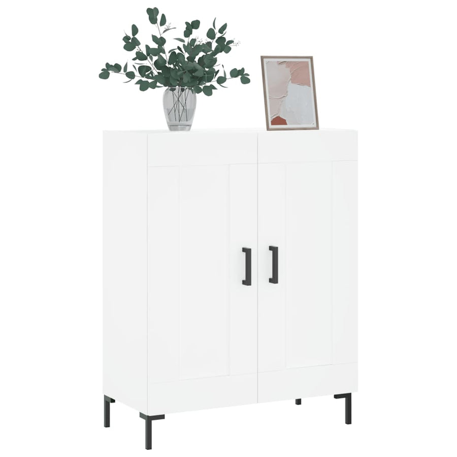 Dressoir 69,5X34X90 Cm Bewerkt Hout Wit