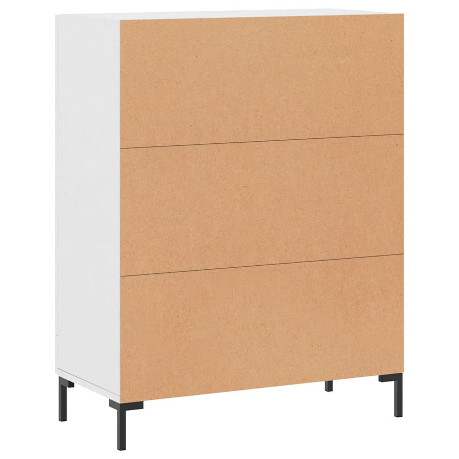 Dressoir 69,5X34X90 Cm Bewerkt Hout Wit