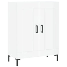 Dressoir 69,5X34X90 Cm Bewerkt Hout Hoogglans Wit