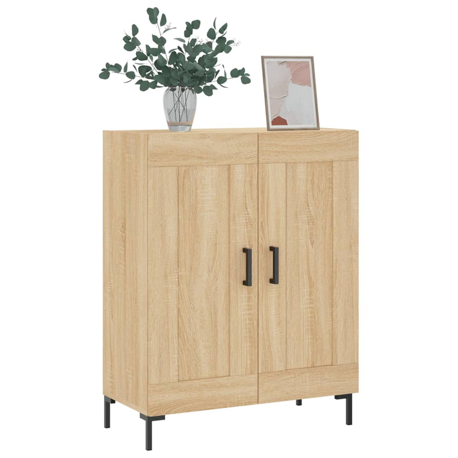 Dressoir 69,5X34X90 Cm Bewerkt Hout Kleurig Sonoma eiken