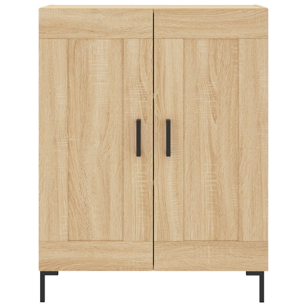 Dressoir 69,5X34X90 Cm Bewerkt Hout Kleurig Sonoma eiken