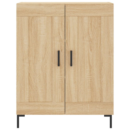 Dressoir 69,5X34X90 Cm Bewerkt Hout Kleurig Sonoma eiken