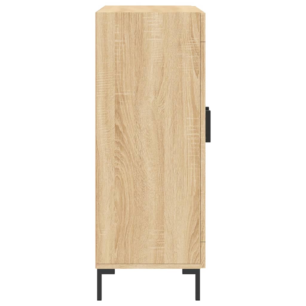 Dressoir 69,5X34X90 Cm Bewerkt Hout Kleurig Sonoma eiken