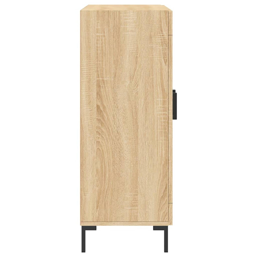 Dressoir 69,5X34X90 Cm Bewerkt Hout Kleurig Sonoma eiken