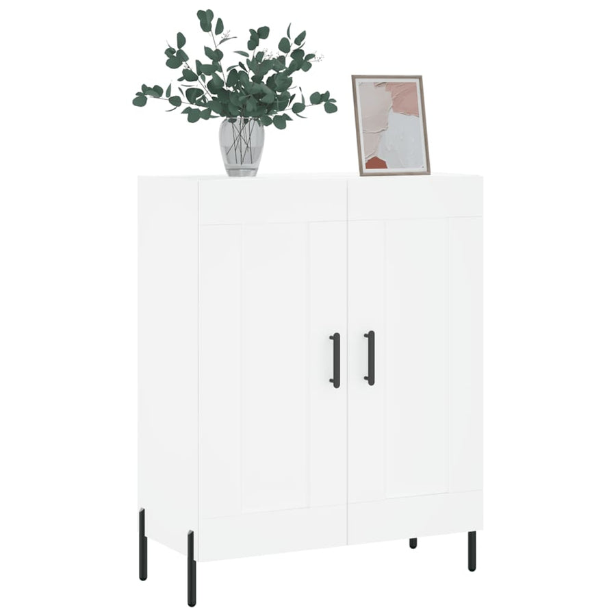 Dressoir 69,5X34X90 Cm Bewerkt Hout Wit