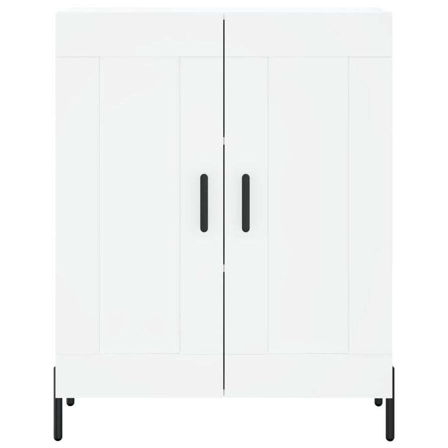 Dressoir 69,5X34X90 Cm Bewerkt Hout Wit