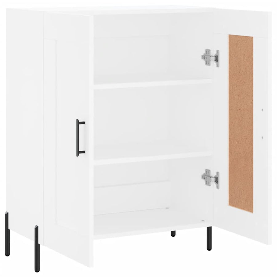 Dressoir 69,5X34X90 Cm Bewerkt Hout Wit