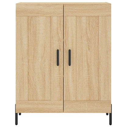 Dressoir 69,5X34X90 Cm Bewerkt Hout Kleurig Sonoma eiken