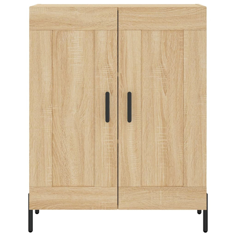 Dressoir 69,5X34X90 Cm Bewerkt Hout Kleurig Sonoma eiken