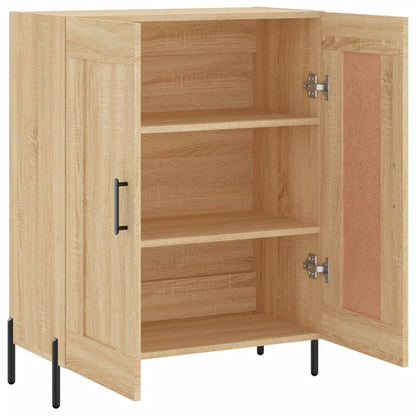 Dressoir 69,5X34X90 Cm Bewerkt Hout Kleurig Sonoma eiken