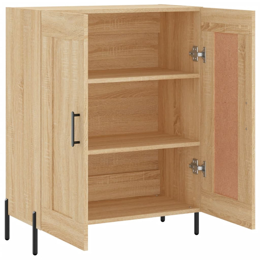 Dressoir 69,5X34X90 Cm Bewerkt Hout Kleurig Sonoma eiken