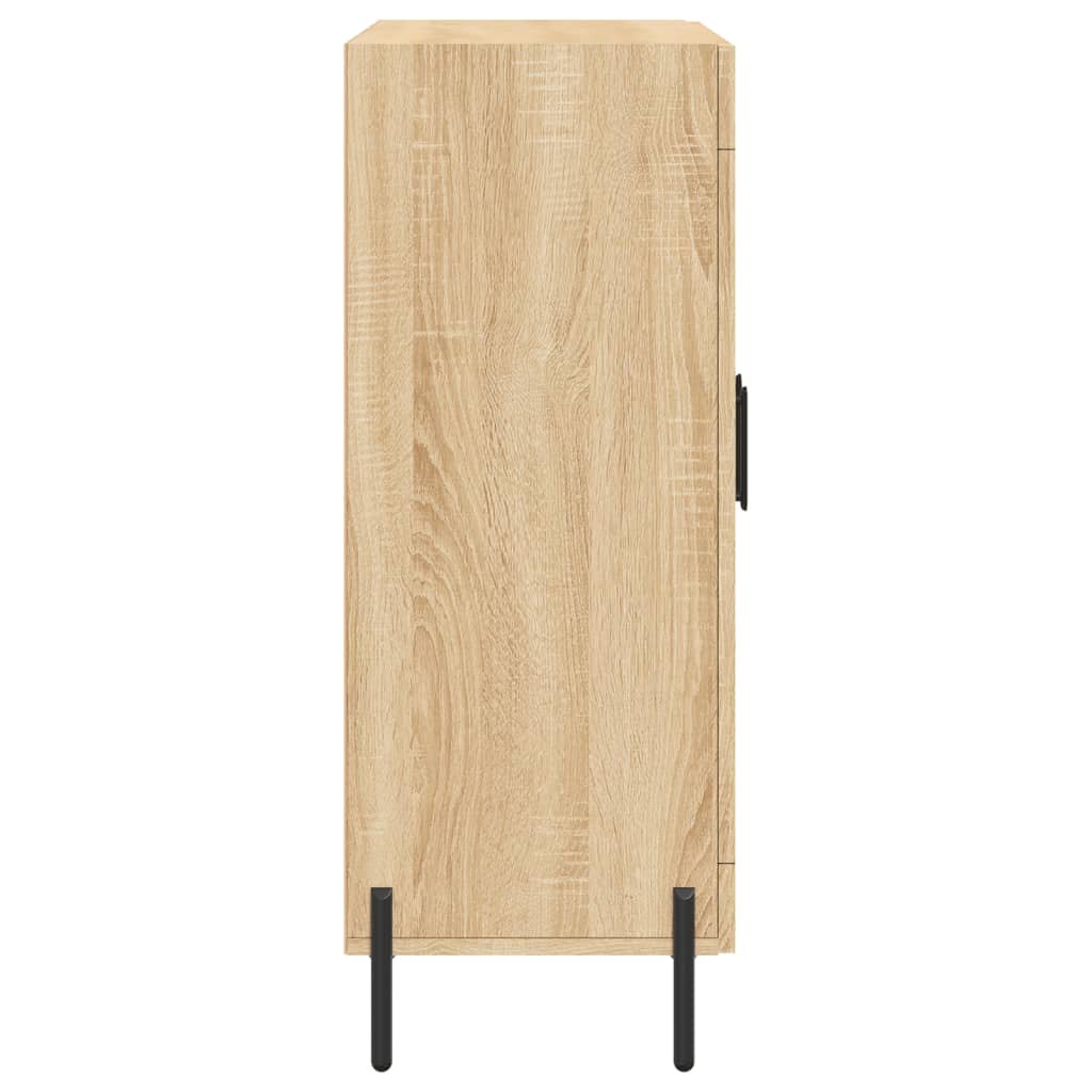 Dressoir 69,5X34X90 Cm Bewerkt Hout Kleurig Sonoma eiken